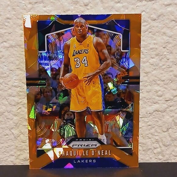 2019-20 PANINI PRIZM SHAQUILLE ONEAL ORANGE ICE PRIZM #11 LOS ANGELES LAKERS - Picture 1 of 2